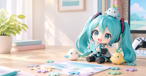 Hatsune Miku Connecting Puzzle TAMAGOTORI Deluxe、10月29日にPS5・PS4・PCで発売開始