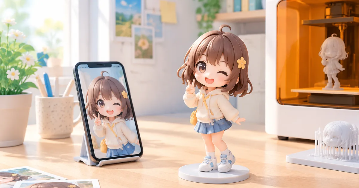 自撮り写真でも正確な3Dフィギュアは作れるか