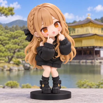 ユーザーが公開したフィギュアの完成イメージ