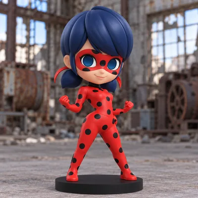 お客様が生成したフィギュア · デフォルメフィギュアのデザイン画
