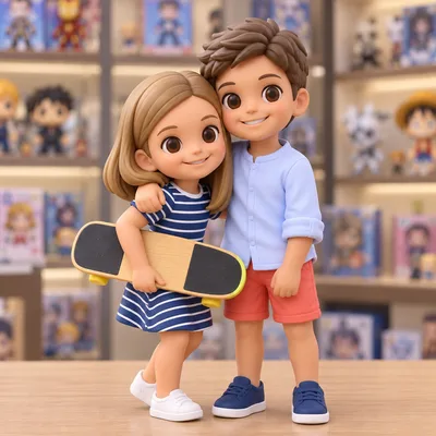 ユーザーが公開したフィギュアの完成イメージ