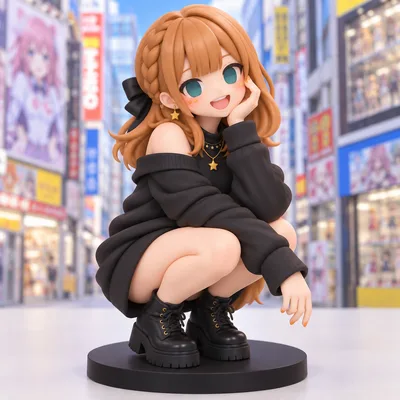 ユーザーが公開したフィギュアの完成イメージ
