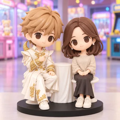 お客様が生成したフィギュア · デフォルメフィギュアのデザイン画