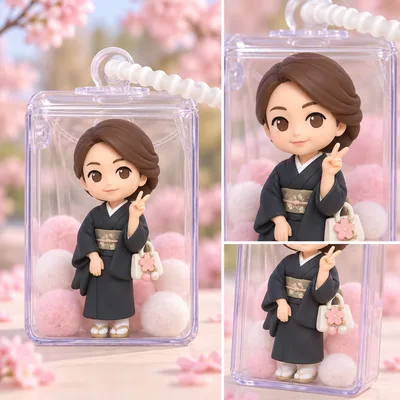 ユーザーが公開したフィギュアの完成イメージ