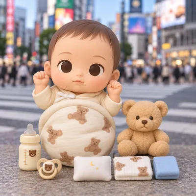 お客様が生成したフィギュア · デフォルメフィギュアのデザイン画